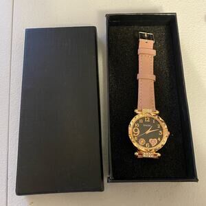 Izzy and Liv Pink Tone Watch with “That Melanin” Pendant New in Box